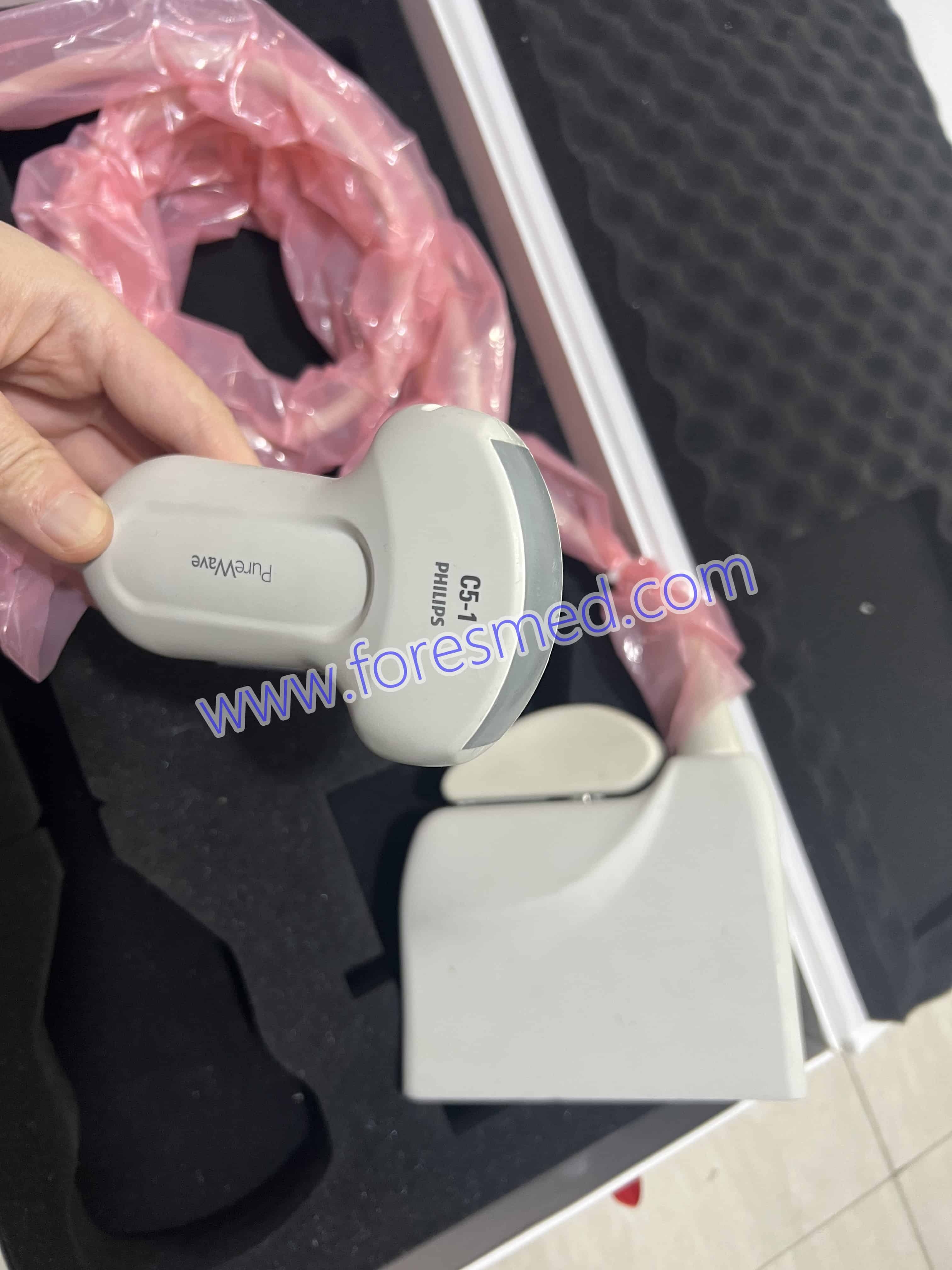 Philips HD15 IU22 IE33 convex ultrasound transducer C5-1