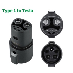 Electric Car Charging Connector Charger Adapter SAE J1772 Type 1 to Tesla EVSE EV Converter for Tesla Model X/Y/3/S