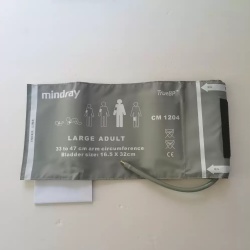 Original Mindray CM1204 Large Adult 33-47cm Blood Pressure Cuff With Connector 0010-30-12160