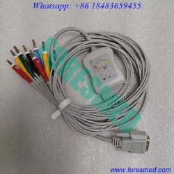 Nihon Kohden Compatible Direct-Connect EKG Cable BA-902D