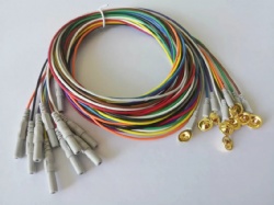 Golden Cup EEG Cable Electrodes